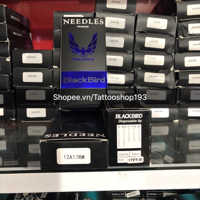 Kim xăm 17RM +ngòi ,kim đánh bóng ngang bán nguyệt ,50 chiếc /hộp