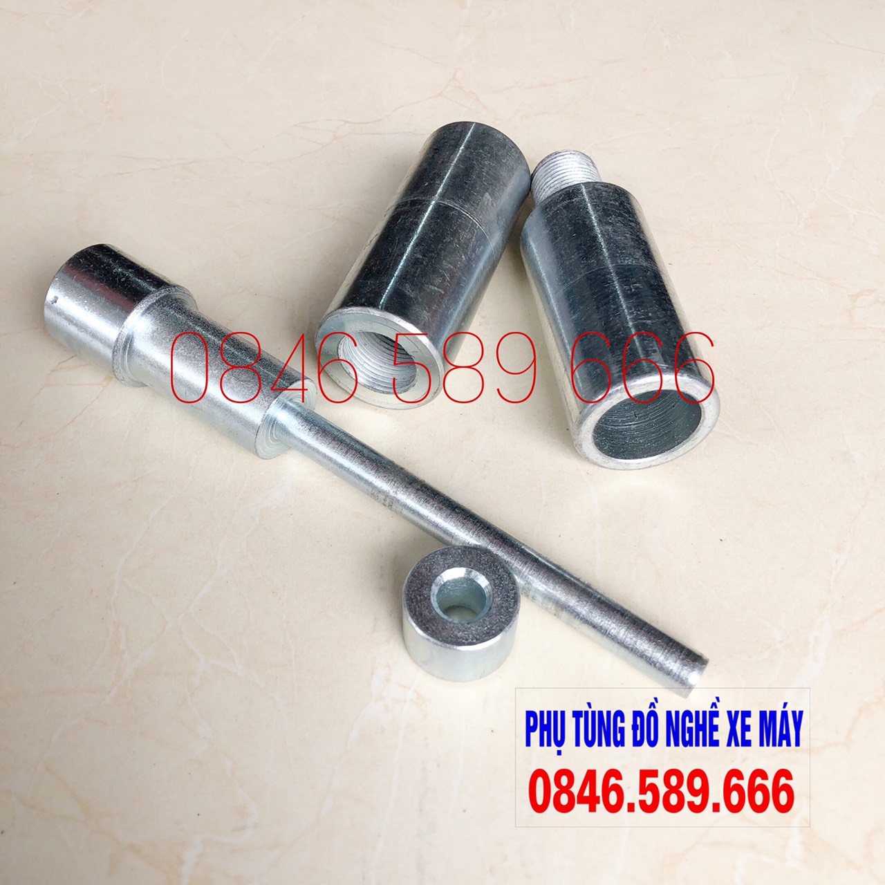 Vam Đóng Bạc Càng Cảo Bạc Gấp Xe Máy