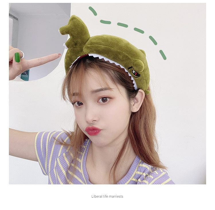 Hair hoop, headband, big animal head dinosaur hair band