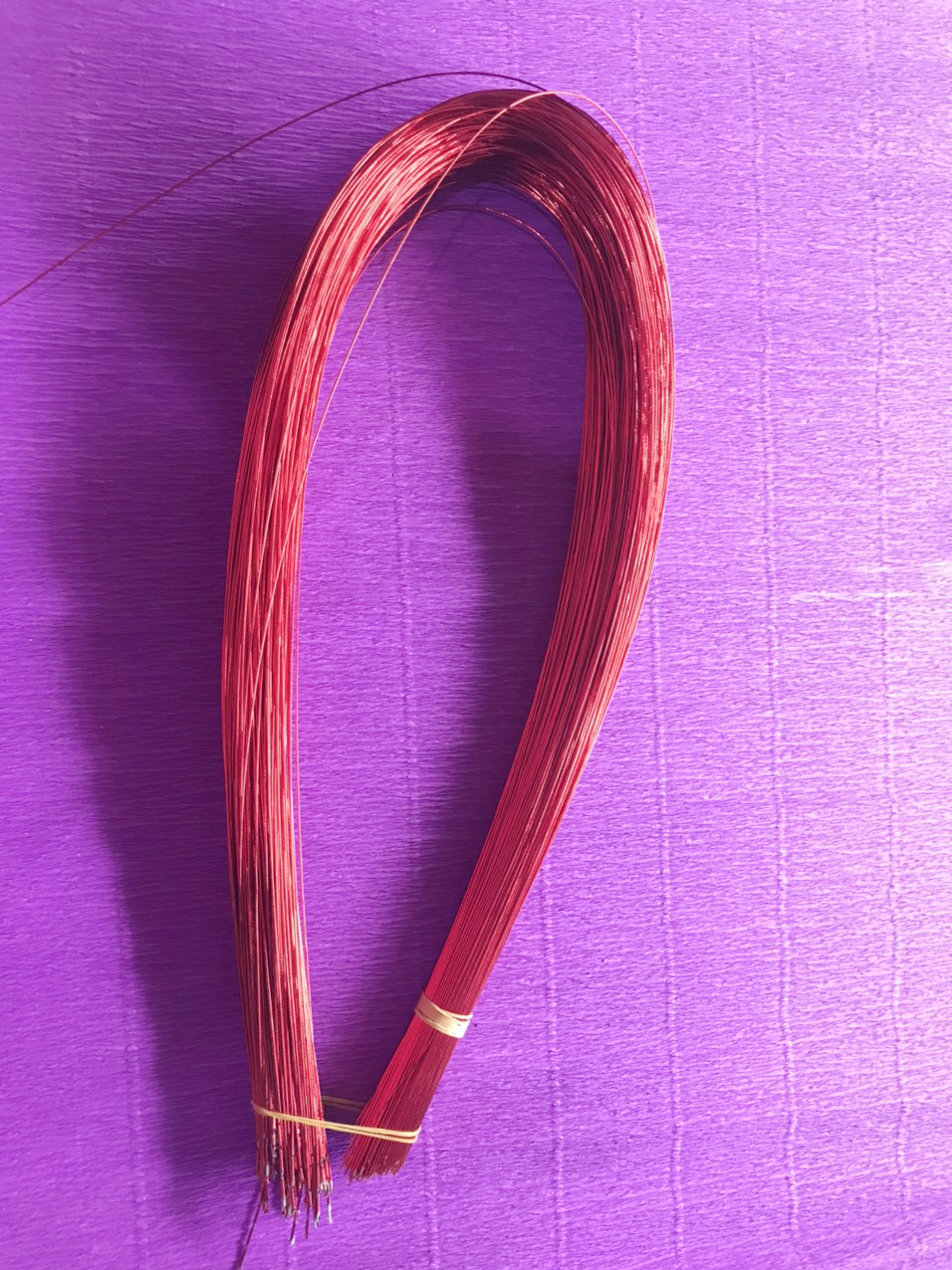 Bó 100 que Kẽm xi 24 làm hoa giả,Kẽm  làm hoa mai, hoa lan…