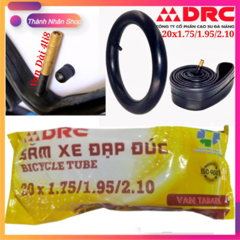 [HCM]Ruột xe đạp 20x1.75/1.95/2.10 DRC ( Van dài 4li8 )