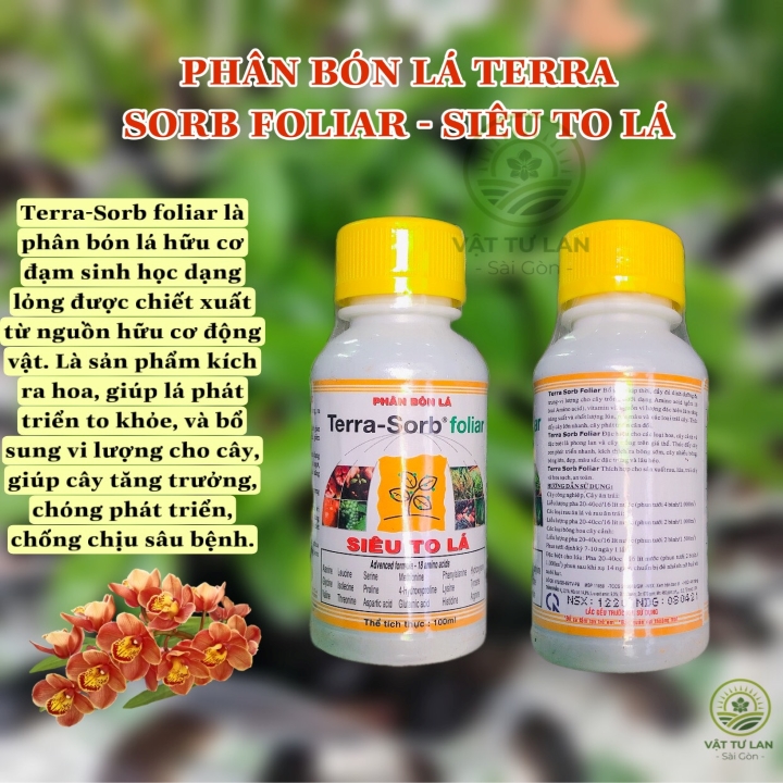 Terra sorb Siêu to lá chai 100ml