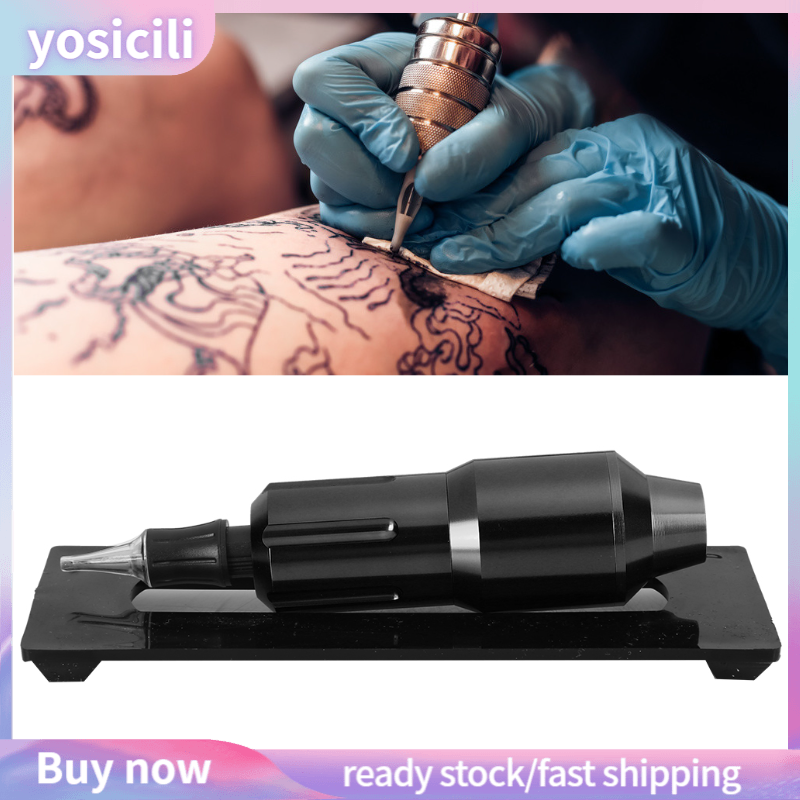 yosicili Liner & Shader Tattoo Machine Coreless Motor Strong Power Tattoo Pen DC Interface black