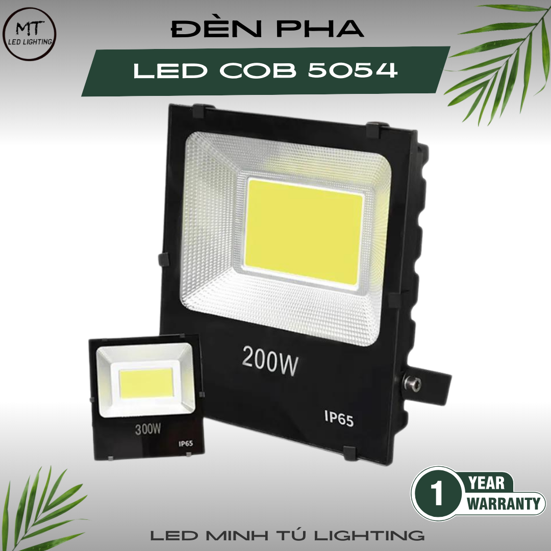 Đèn Pha Led COB 5054 đủ công suất.