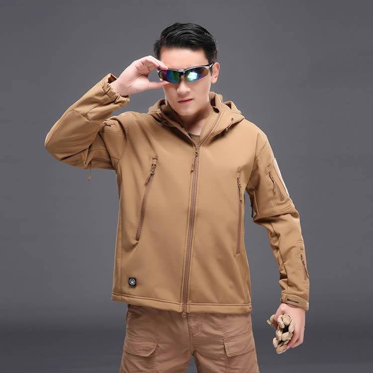 Áo Khoác Chiến Thuật TAD, Áo Khoác Tactical Lót Nỉ Vải Trượt Nước