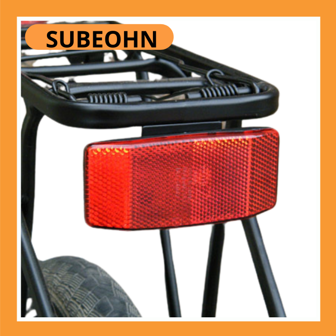 Tấm phản quang gắn gác baga sau xe đạp