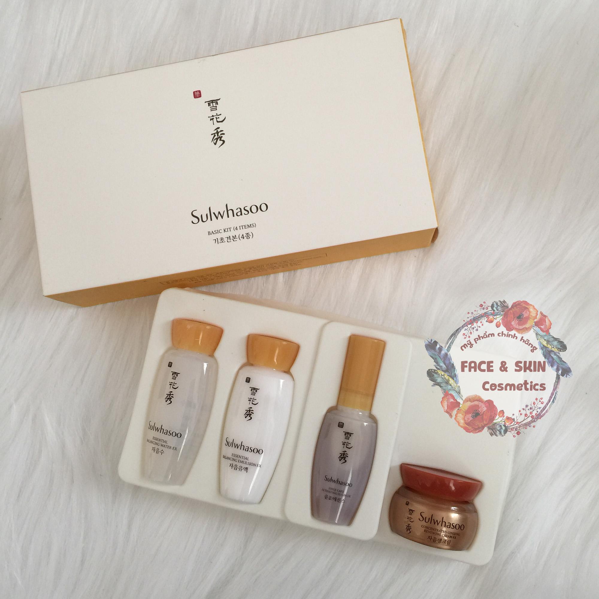 Bộ Dưỡng Da Mini Sulwhasoo Basic Kit (4 Items)