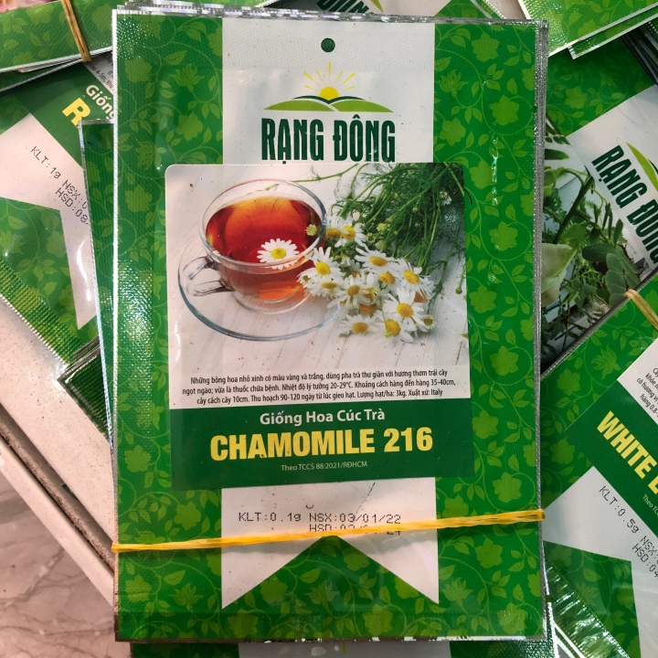 Hạt Giống Cúc Trà CHAMOMILE 216 (0.1g)