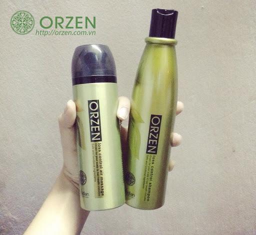 Dầu gội và Massage kích thích mọc tóc Orzen Obsidian