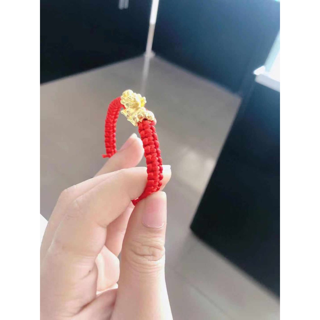 Vòng tay thắt bím chỉ đỏ tì hưu