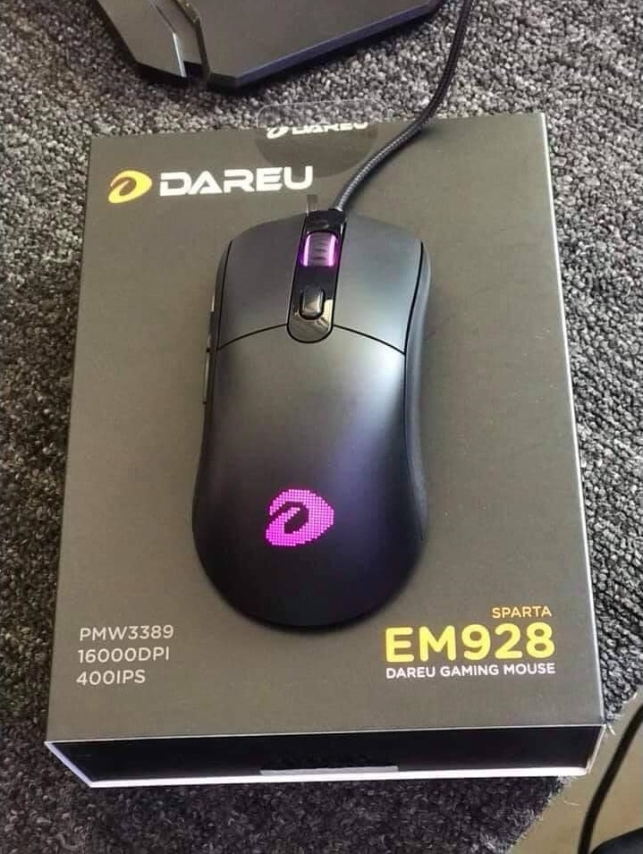 Chuột Gaming DAREU EM928 (PixArt PAW3389, LED RGB)