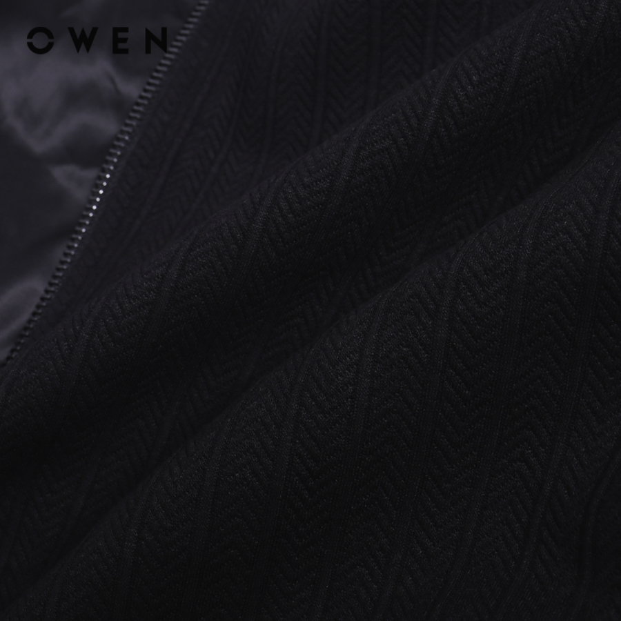 OWEN - Jacket Regular Fit JK231605 màu Đen chất liệu Polyester
