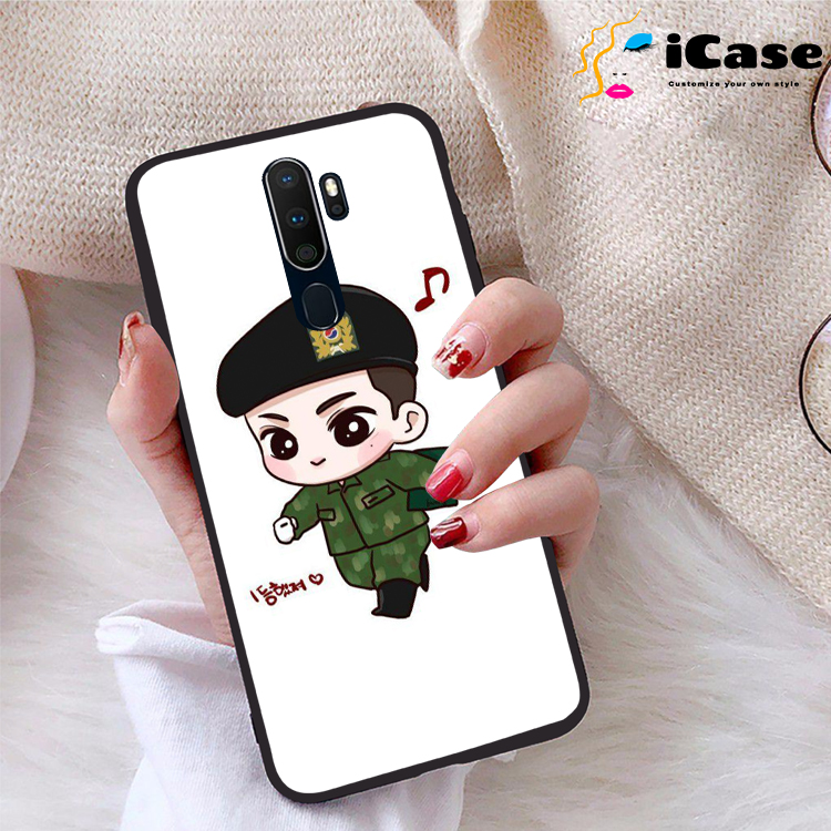 Ốp lưng oppo a9 2020 viền dẻo tpu bst chibi