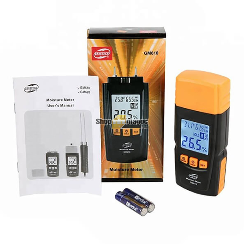 Máy Đo Độ Ẩm Gỗ Benetech GM610