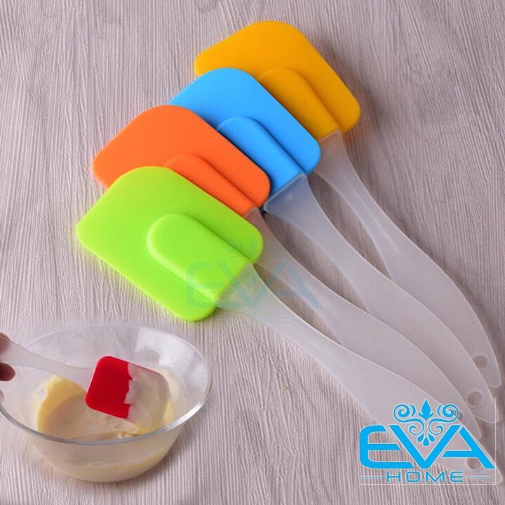 [HCM]Dụng Cụ Làm Bánh Cây Trộn Và Vét Bột Silicon Mềm