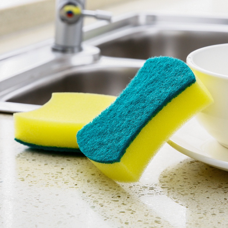 Miếng Rửa Bát Kiêm Cọ Xoong Xanh ( Miếng rửa bát 2 mặt ) E623