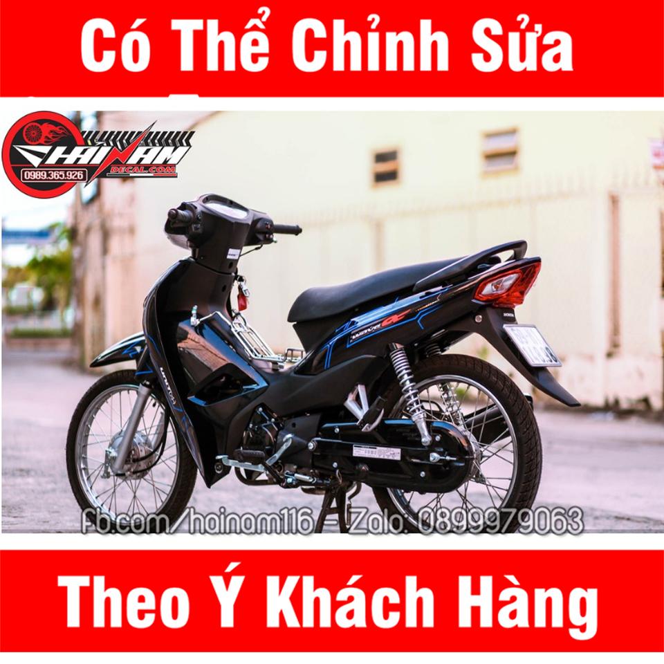 Tem trùm wave alpha đen chỉ xanh