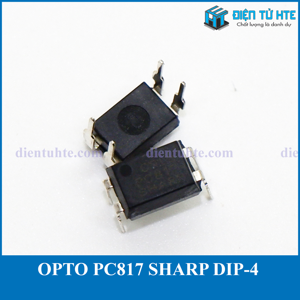 Opto cách ly quang pc817 dip-4 s.h.a.r.p loại tốt - bộ 10 con