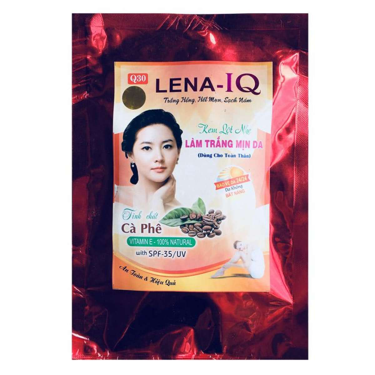[HCM]Kem lột nhẹ làm trắng mịn da toàn thân Q30 LENA-IQ (250g)