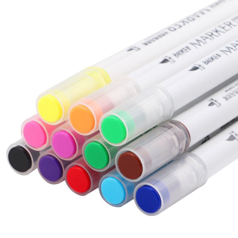 Bút Lông Màu Marker Hai Đầu BAOKE  D289