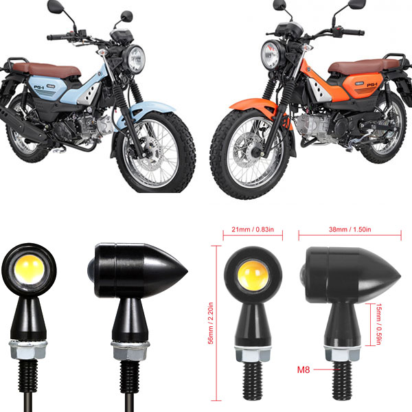 Xi nhan mini led choper bober độ cafe racer tracker
