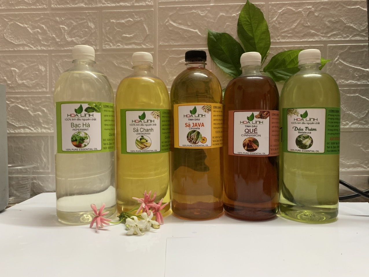 Tinh Dầu Sả Java xông phòng thơm spa, làm nến thơm chai lớn 1 lít