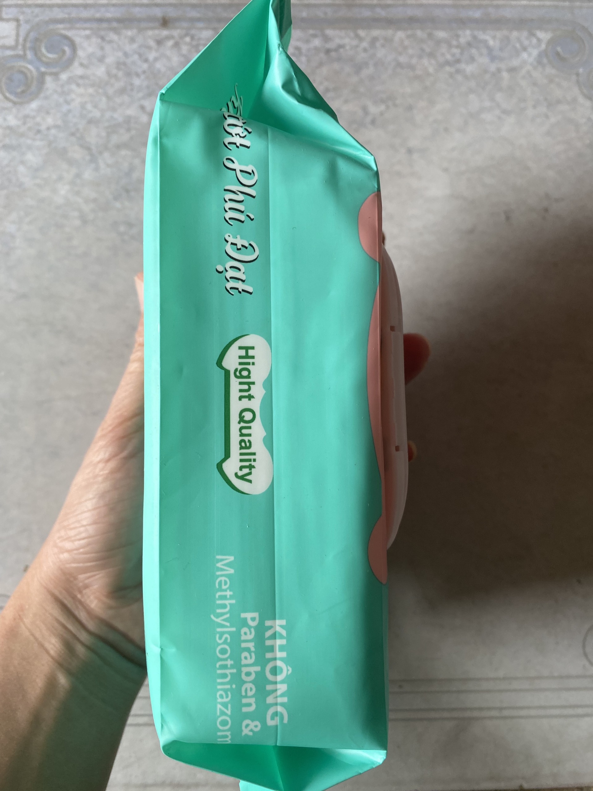 Combo 5 bịch Khăn ướt Phú Đạt gấu béo 120 tờ