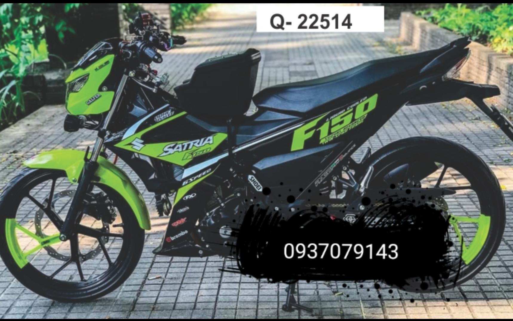 Tem rời Satria F150 vàng đen 22514