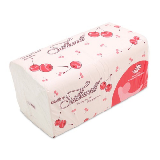Giấy ăn rút Silkwell 280 tờ 2 lớp