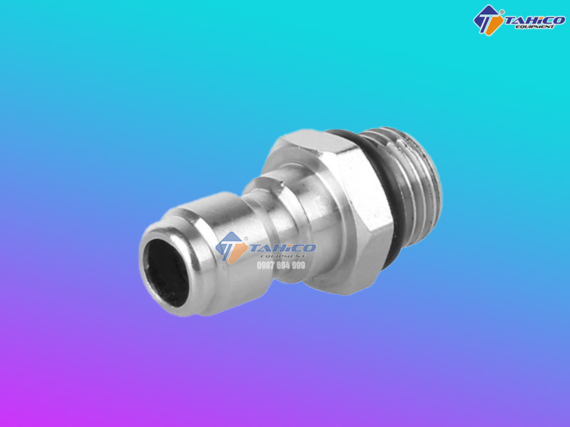Đầu đực nối nhanh ren ngoài 13mm