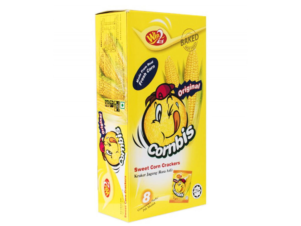 Bánh Bắp Win2 Cornbis Sweet Corn Crackers (Hộp 144g)