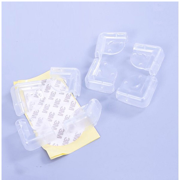 Bộ 4 Miếng Bọc Cạnh Bàn Silicon Hình Mặt Cười