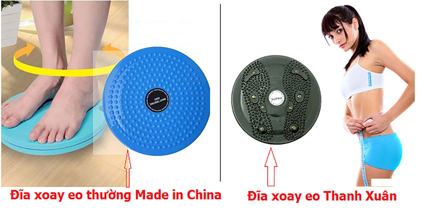 Đĩa Xoay Eo Tập Thể Dục 360 Độ Thanh Xuân