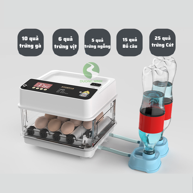 Máy ấp trứng gà tự động mini đảo trứng thay nước MAT01