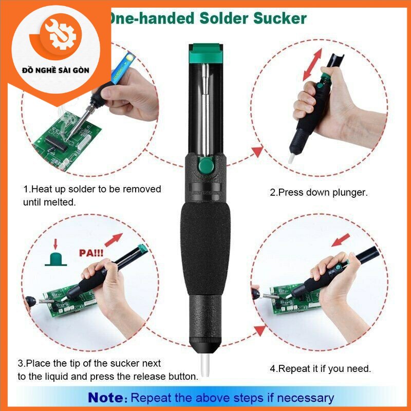 Dụng cụ hút thiếc hàn tiện lợi