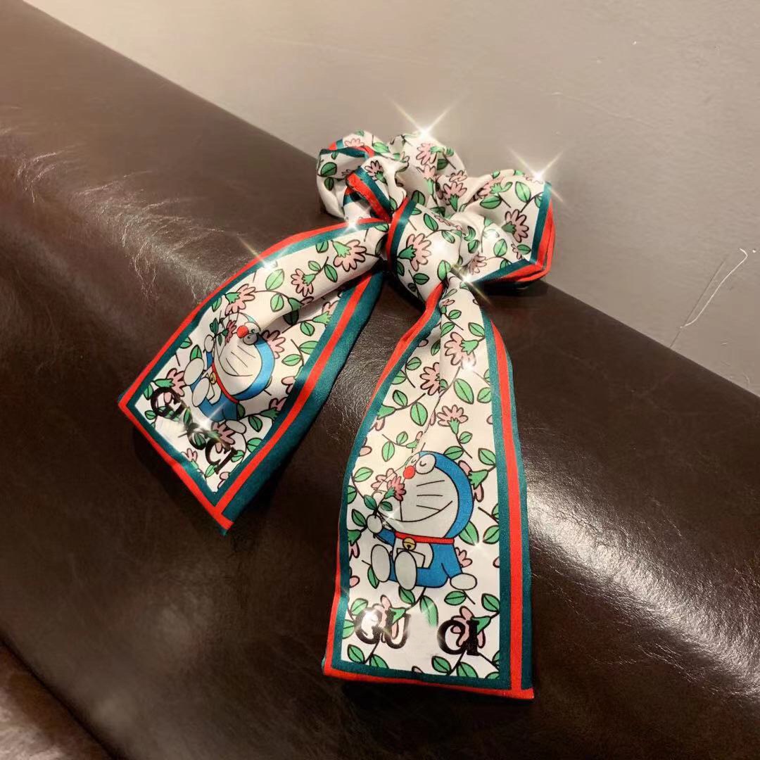 Scrunchie Kèm Dây Vải Buộc Tóc Kiểu Pháp Doremon Doraemon