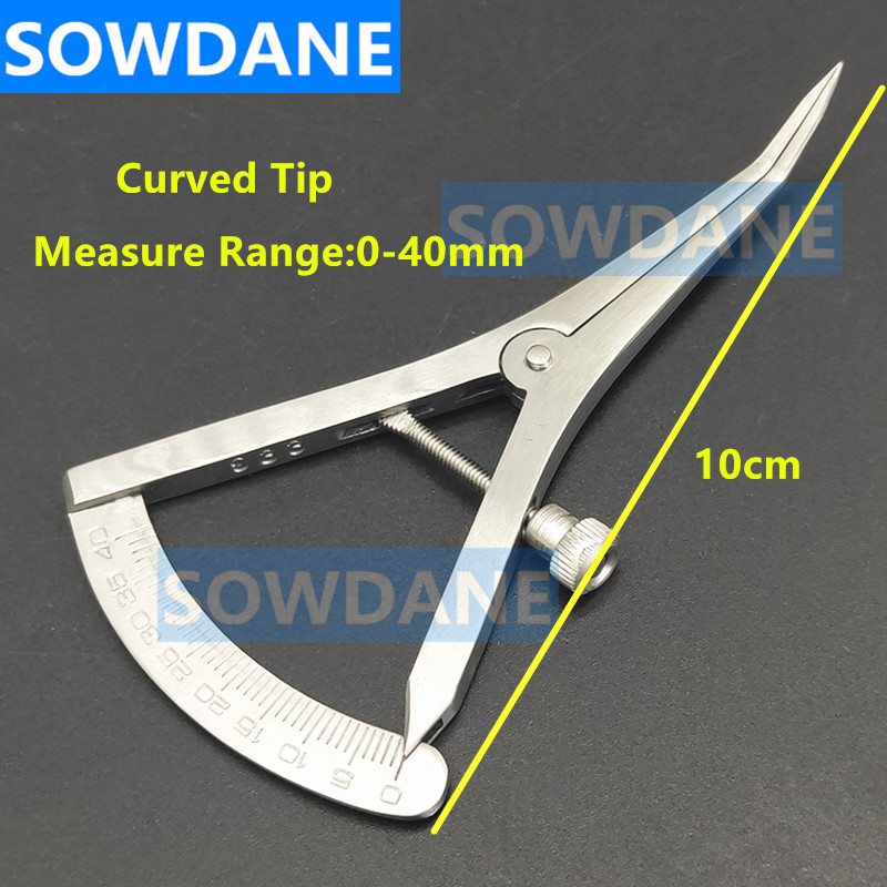 Răng Implant castroviejo xương Caliper nha khoa vương miện đo calipers nha sĩ y tế cai trị nha khoa phẫu thuật sáp Độ dày xương