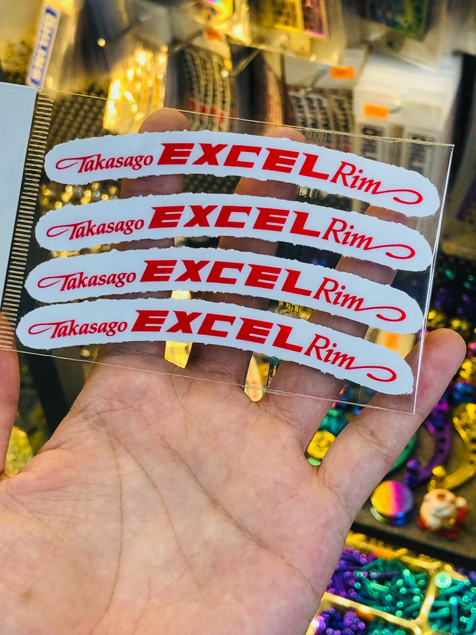 Tem Sticker Dán Mâm Xe Máy - Decal Trang Trí