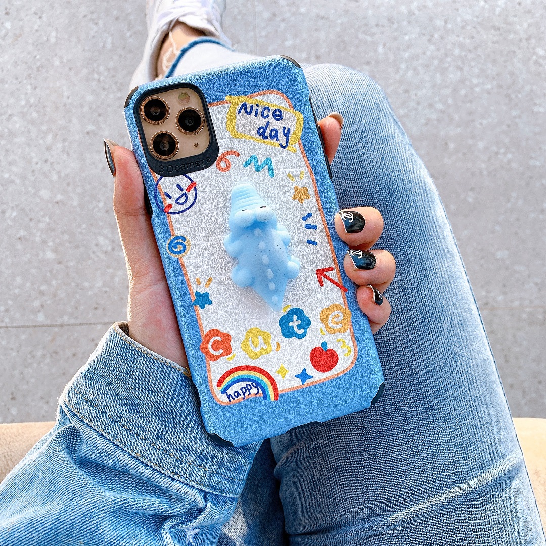 Ốp Lưng Da IMD Hình Nổi Pokemon