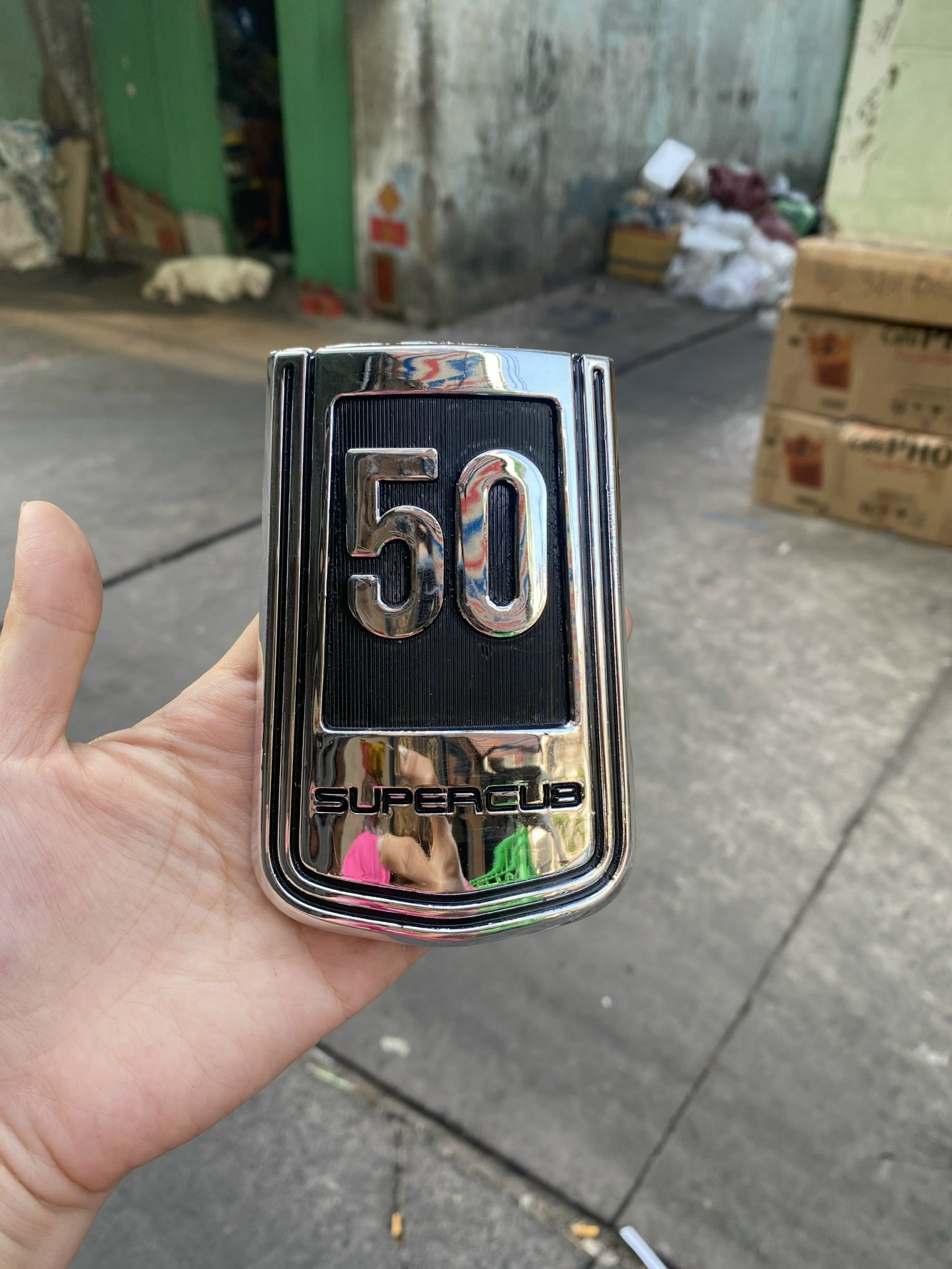 MẶT NẠ XE CUB 81