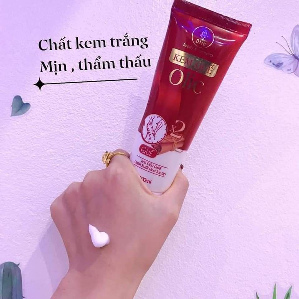 KEM TAN MỠ OLIC - Đánh tan mỡ thừa bụng, mông, đùi, cánh tay 100ml