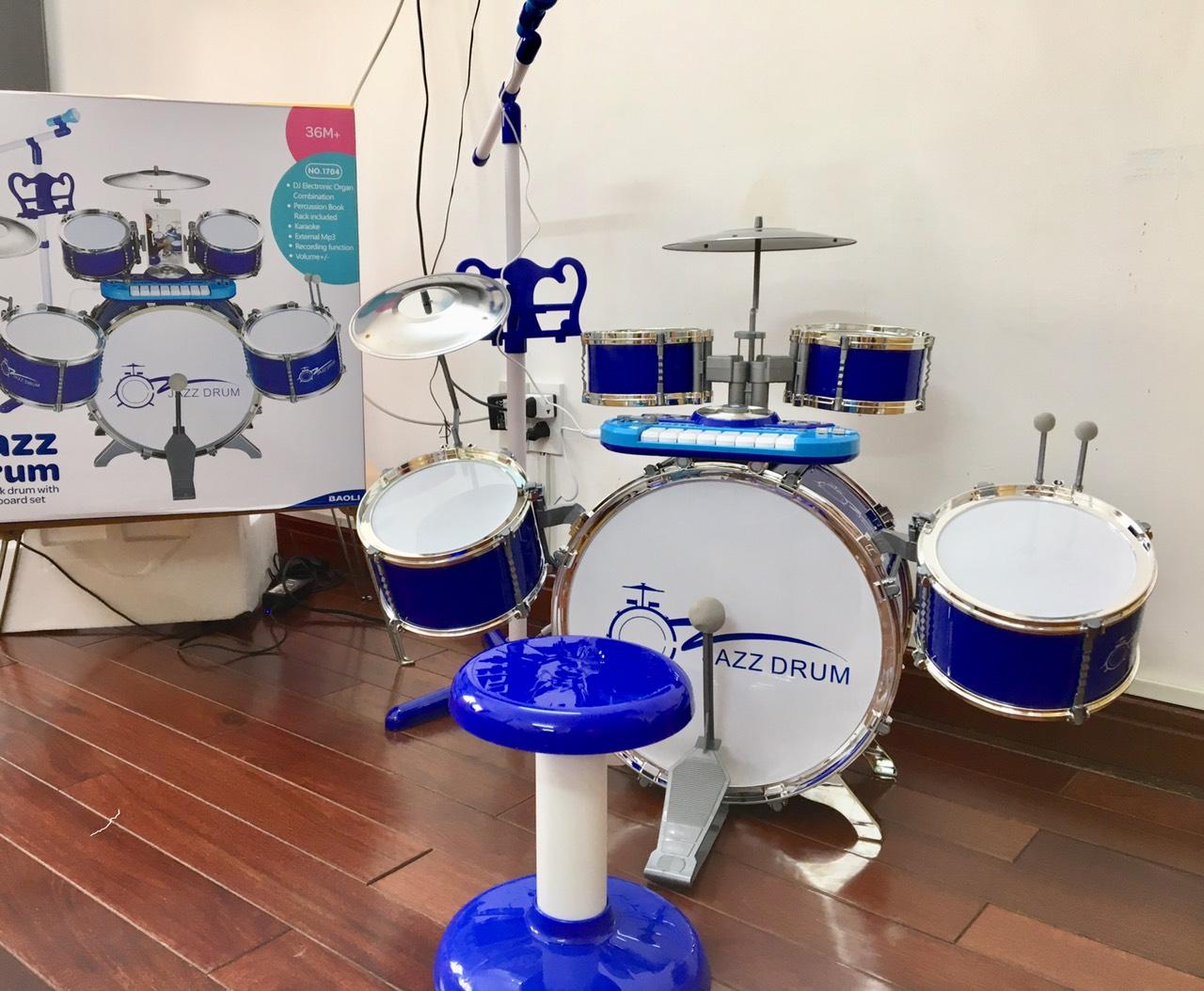 Bộ trống Jazz Drum 10 chi tiết cho Bé