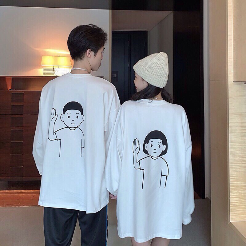 ÁO THUN NAM,ÁO THUN NAM NỮ SIÊU KUTE 2K3