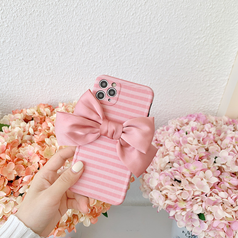 [HCM]Ốp iPhone Nơ Xinh iPhone 7Plus/8Plus/X/Xs Max/11/11 Pro Max/12/12 Pro/12 Pro Max - ốp iphone