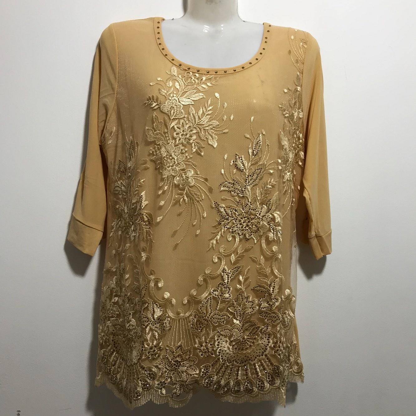 Áo voan thun trung niên cho người 50-70 ký