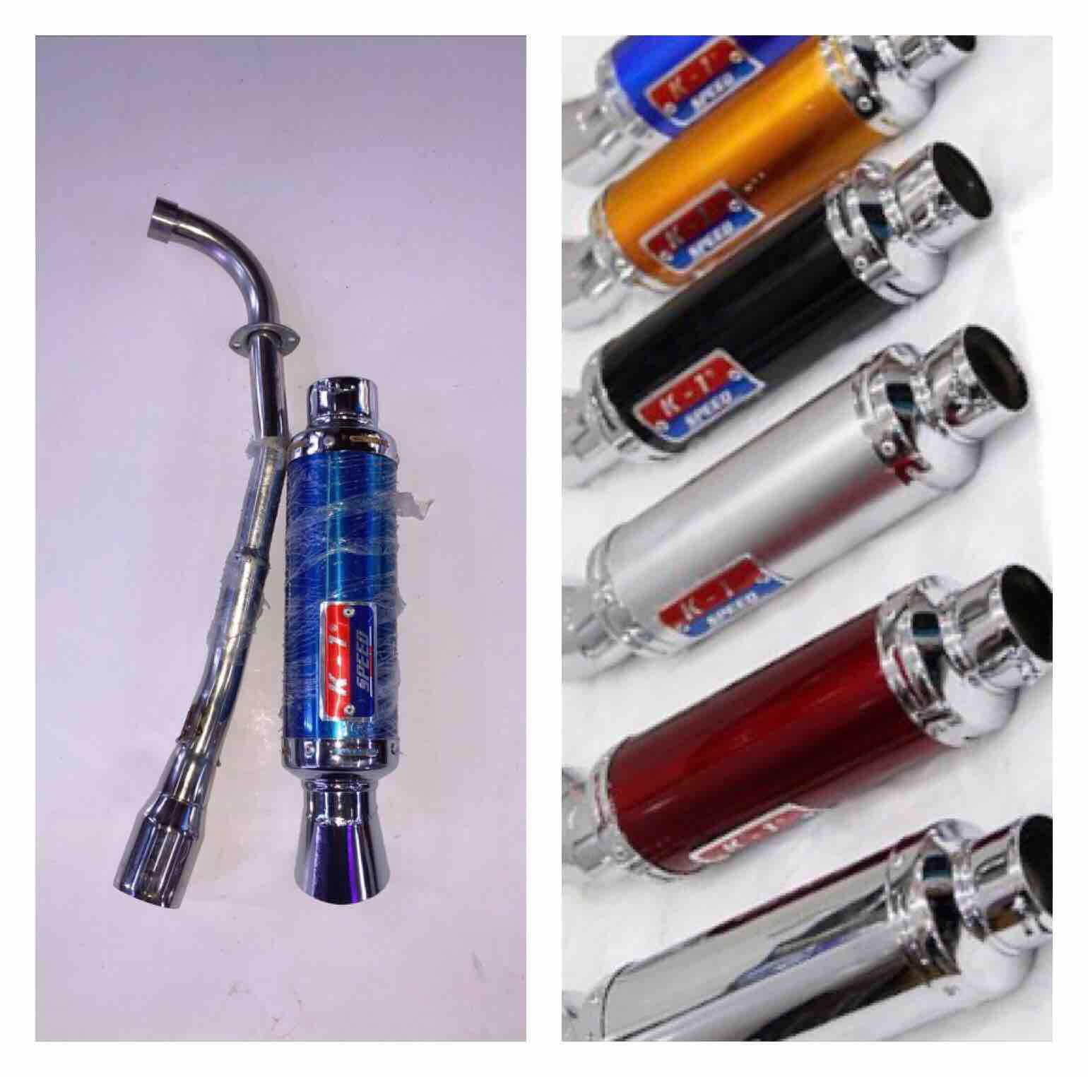 Pô lon K1 kèm cổ & phụ kiện gắn /wave /drem /cub 50 70/sirius/