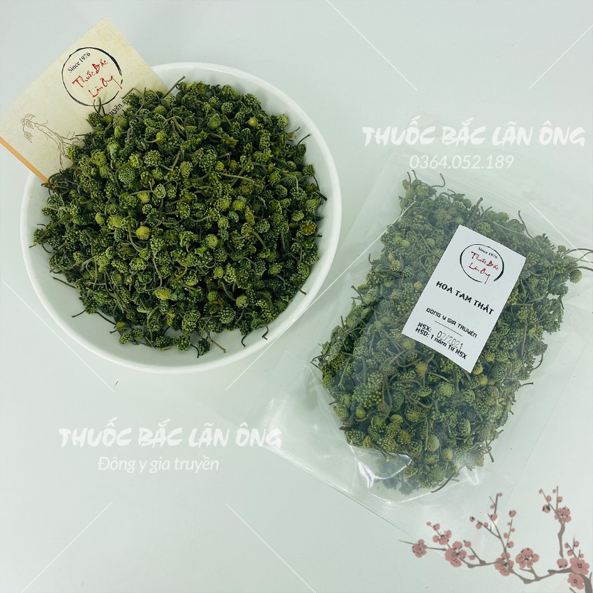 Nụ hoa tam thất bao tử 1kg (Nụ xanh đẹp, an thần, ngủ ngon)