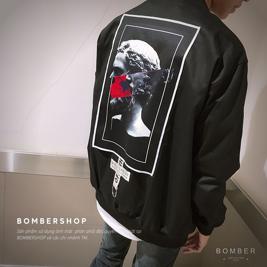 [HCM][Ảnh thật + video] Áo khoác Bomber Design LAMA (dòng hàng thiết kế Unisex)