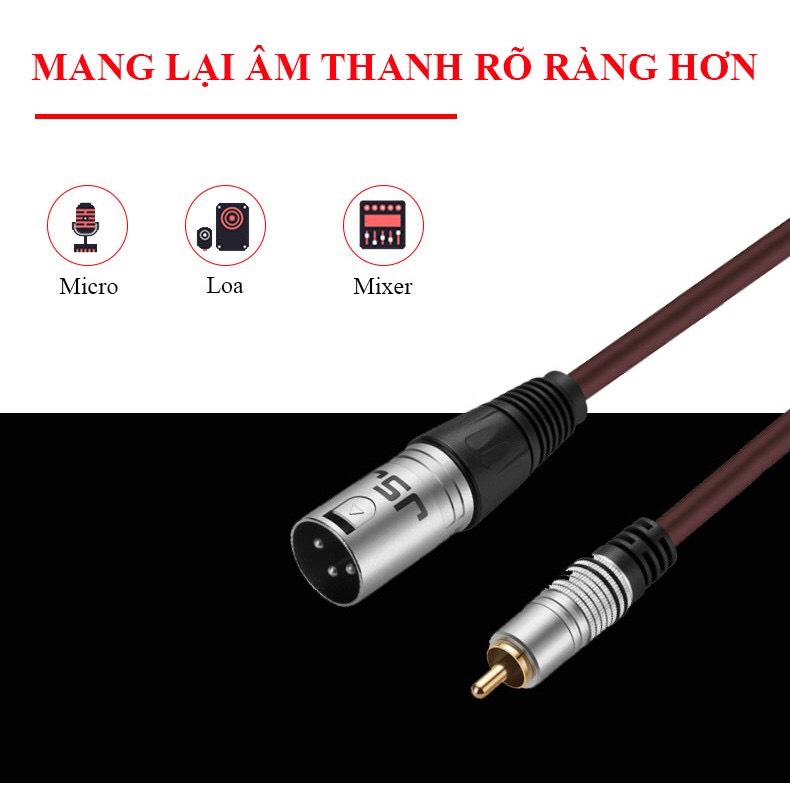 Dây Canon Đực Ra Bông Sen