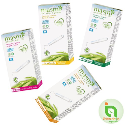 Tampon có cần đẩy hữu cơ Masmi